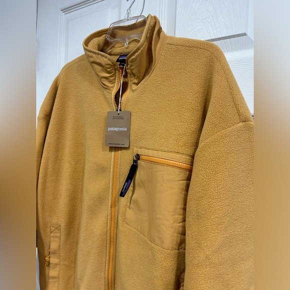 Patagonia Women's M Medium Synchilla Jacket Dried Mango Yellow Orange NWT Fleece - Picture 2 of 11